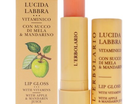 Lip Gloss - Apple and Mandarin Juice by LErbolario for Unisex - 0.15 oz Lip Balm Fashion