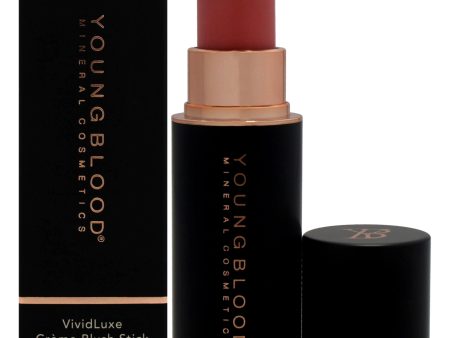 VividLuxe Creme Blush Stick - Pink Prosecco by Youngblood for Women - 0.32 oz Blush Hot on Sale