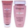 Chroma Absolu Kit by Kerastase for Unisex - 2 Pc Kit 6.8oz Chroma Absolu Fondant Cica Conditioner, 8.4oz Chroma Absolu Moisturizing Protective System Shampoo Sale