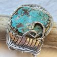 Dan Simplicio Sterling Turquoise Snake Statement Cuff Bracelet Hot on Sale