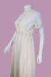 Vintage 60s MOD Cream Maxi Dress, Empire Waist Wedding Festival Party Dress S Online