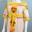 Alex Coleman 60s Mod Hippie Maxi Dress, Empire Waist Floral Print Dress Fashion