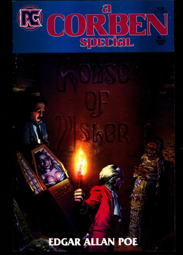 a CORBEN SPECIAL Rich Corben Edgar Allan POE Horror Underground Anthology Pacific Comics Online Hot Sale