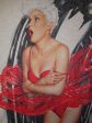 OLIVIA BERARDINIS Vintage Sexy 1986 Pinup Tshirt Silkscreen DEADSTOCK Not worn Fashion