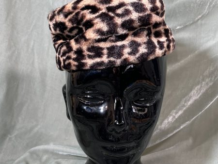 Vintage 60s Leopard Faux Fur Pill Box Hat S Online