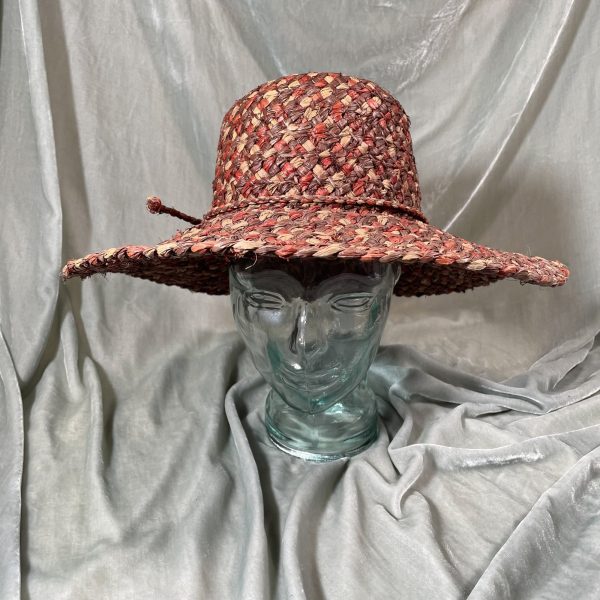 Vintage 90s Woven Straw Sun Hat, Liz Claibourne S Supply