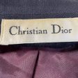 Vintage 80s Christian Dior Cropped Military Style Navy Blazer, Relaxed Fit 4 Online Sale