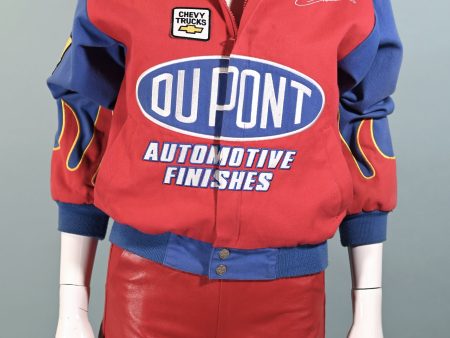 Vintage Dupont Nascar Cropped Jacket, Jeff Gordon + Patches M Online Sale