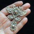 Vintage 40s Los Castillo Sterling Brooch Pendant, Articulated #548 Taxco Mexico on Sale