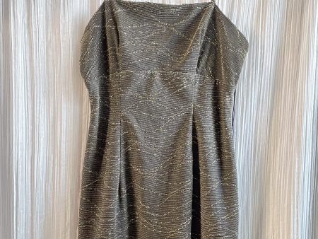 Vintage 90s Party Dress, Bronze Sparkle Mini Dress S Fashion