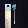 Vintage Silver Turquoise Southwestern Stick Pin Brooch Hat Pin Supply