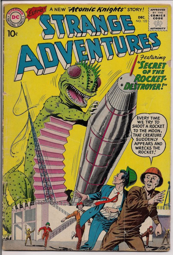 STRANGE ADVENTURES #123, 3rd Atomic Knights,Gardner Fox,John Broome,Sid Greene,Infantino,Murphy Anderson,Illustrated Sci Fi Space Anthology on Sale