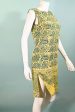 VTG 60s Indian Block Print Mini Dress, Hippie Dress from Western Costume XS S For Sale