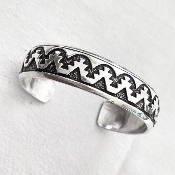 Thomas Singer Sterling Silver Cuff Bracelet, Navajo Bracelet SZ 8 1 2  For Discount