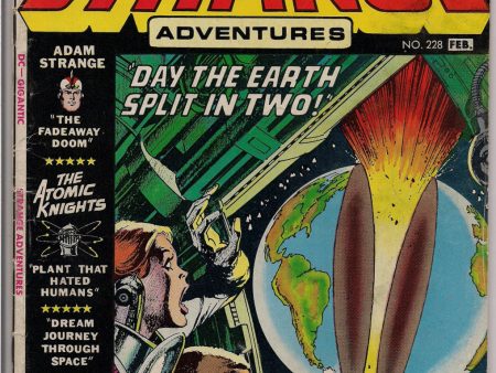 STRANGE ADVENTURES #228, Adam Strange, Atomic Knights,Gene Colan, Murphy Anderson, Sid Greene, Gil Kane,Illustrated Sci Fi Space Anthology For Cheap