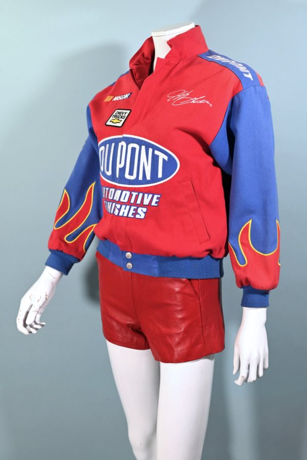 Vintage Dupont Nascar Cropped Jacket, Jeff Gordon + Patches M Online Sale