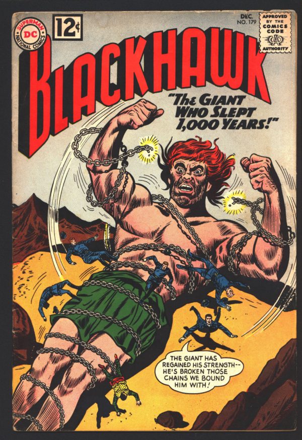 BLACKHAWK #179, Dave Wood, Charles Cuidera, Science Fiction, Giant Monsters on Sale