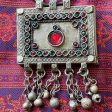 Vintage Afghani Silver Tone Pendant Necklace Discount