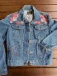 Vintage 70s Wrangler Embroidered Genuine Patchwork Denim Jacket, OOAK Hippie Jacket SZ 36 Online now