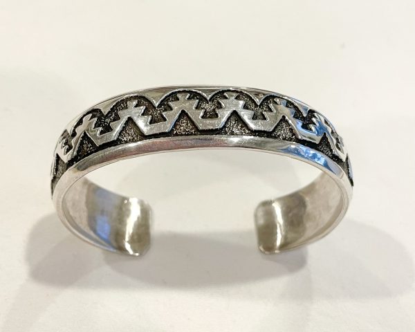 Thomas Singer Sterling Silver Cuff Bracelet, Navajo Bracelet SZ 8 1 2  For Discount