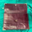 Vintage 70s Envelope Clutch Bag + Removable Pouch w Strap Cheap