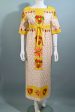 Alex Coleman 60s Mod Hippie Maxi Dress, Empire Waist Floral Print Dress Fashion