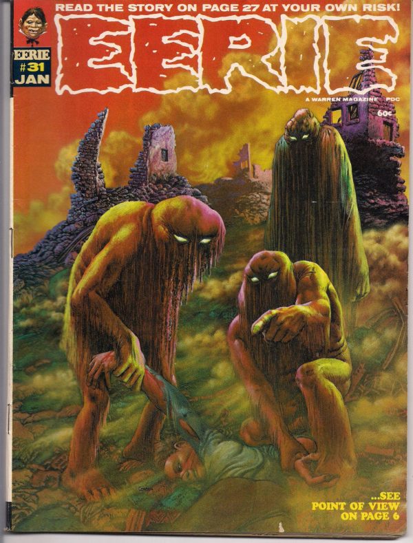 EERIE # 31 1971 Horror Comic Magazine Warren Pub Richard Corben Billy Graham Nicola Cuti Bill DuBay Tom Sutton Online