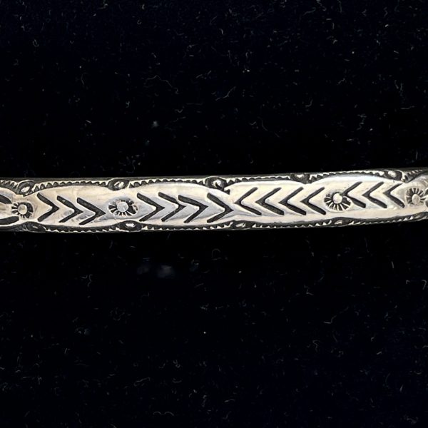 Vintage Sterling Silver Stamped Native American Cuff Bracelet Cheap