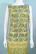 VTG 60s Indian Block Print Mini Dress, Hippie Dress from Western Costume XS S For Sale