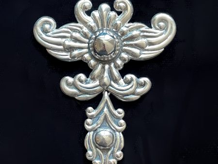 Vintage 40s Los Castillo Sterling Brooch Pendant, Articulated #548 Taxco Mexico on Sale