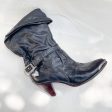 SOLD Vintage 80s Slouchy Ankle Boots, Toe Heel Caps + Belts, Pirate Booties 7M Online Sale