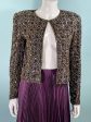 SOLD Papelle Boutique Evening Silk Beaded Sequin Cropped Jacket SZ S on Sale