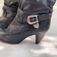 SOLD Vintage 80s Slouchy Ankle Boots, Toe Heel Caps + Belts, Pirate Booties 7M Online Sale