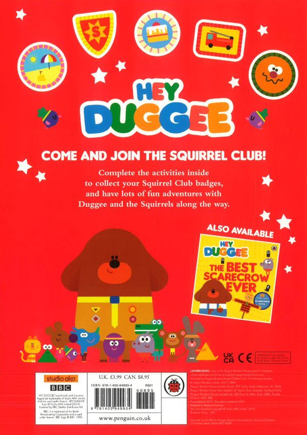 Hey Duggee Squirrel Club Sticker Activity Book Cheap