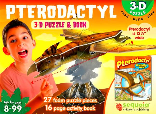 3D Puzzle & Book: Pterodactyl For Sale