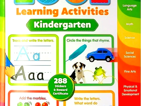 Active Minds 1001 Learning Act Kindergarten (STEAM Workbook) Supply