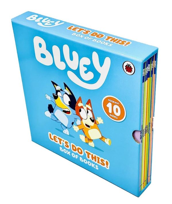 Bluey - Lets Do This! Box Of Books 10 Books Collection Box Set For Sale