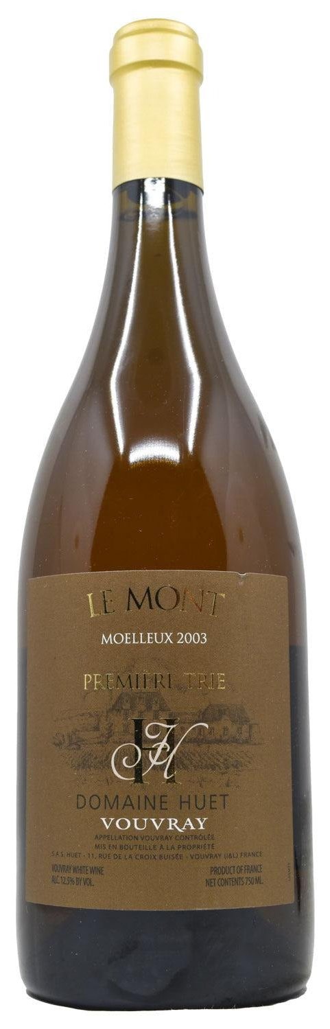 Huet Vouvray Le Mont Moelleux 1er Trie 2003 For Cheap